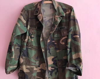 Camouflage Army Jacket with deer motive