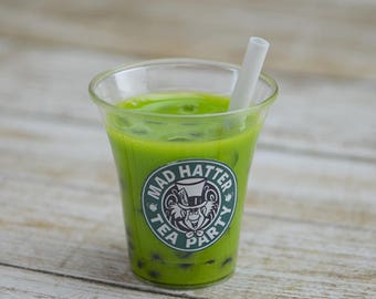 Matcha Boba Bubble Tea for American Girl Doll READY *TO*SHIP