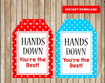 Soft image regarding hands down you're the best printable Amazing image in hands down you're the best printable