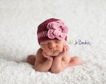 newborn girl hat, baby girl hat, baby hat, newborn girls hat, crochet baby hat, baby girls hat, crochet newborn hat, baby girl winter hat