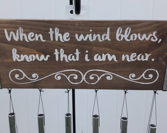 Custom Quote Wind Chime | Garden Decoration |
