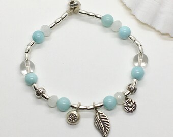 silver hill tribe bracelet, boho jewelry, gift for her