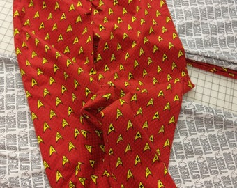 Star Trek Print Cotton Flannel Pajama Bottoms