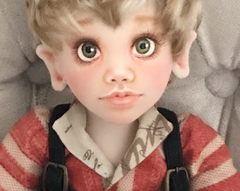 PamicDolls Collection - 40cm face painted cloth doll