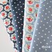 Provence in Blue - Cotton Canvas Fabric Sample Set (4 Pieces)