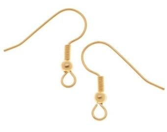 Gold Filled Earring Hooks (5 Pairs)