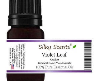 Violet Leaf Absolute Essential Oil (Viola Odorata) 100% Pure Therapeutic Grade