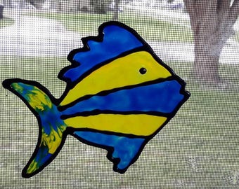 Gallery Glass Window Clings Fish