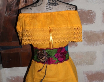 Mexican Embroidered Blouse