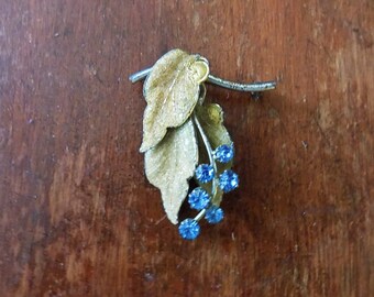 Grapes and Leaves Brooch