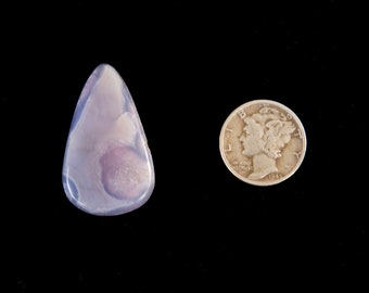 Holley Blue Agate Cabochon from Oregon
