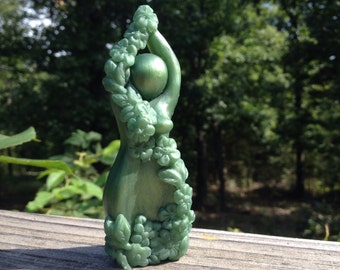 Gaia Story Goddess Sculpture (statue, Gaea, Earth Goddess, Mother Earth, Earth Mother)