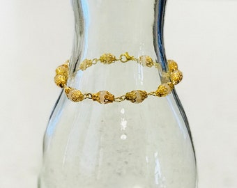 Rose Quartz Beaded Bracelet