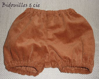 Camel corduroy bloomers elasticated waist