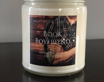 Book Boyfriend Soy Candle