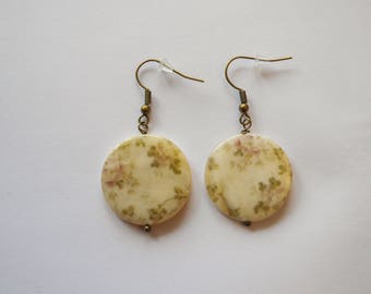 Ivory Pearl Flower Earrings