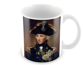 Horatio Nelson Ceramic Coffee Mug Free Personalisation