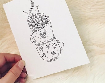 Greeting Cards- Teacups/Mugs- Blank inside- Thank you notes