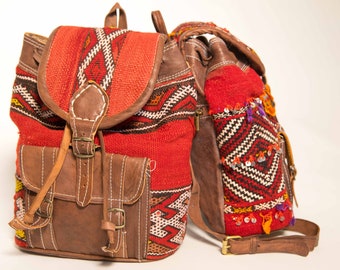 Moroccan Leather Backpacks