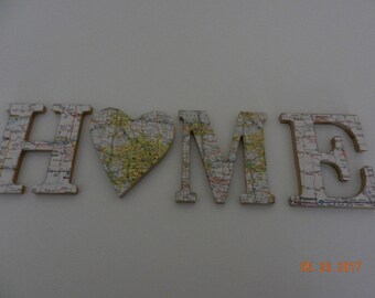 Map letters 3.75 per letter