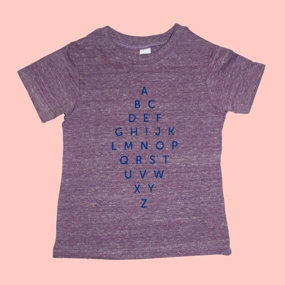 ALPHABET - Toddler Tee