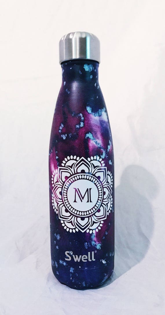 NEW Marrakesh Swell bottle with Mandala - Bridesmaids, Sorority, Yoga, Teacher, Personalized Swell, Custom Swell, Swell Bottle