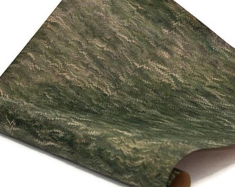 Hand-Marbled Paper Imported From Italy - Fine Combed - Greens