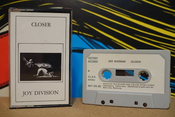 Closer (RARE Italian Pressing) by Joy Division Vintage Cassette Tape