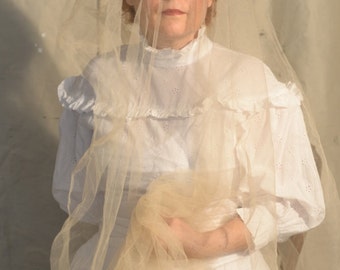 Cotton Eyelet Wedding Dress