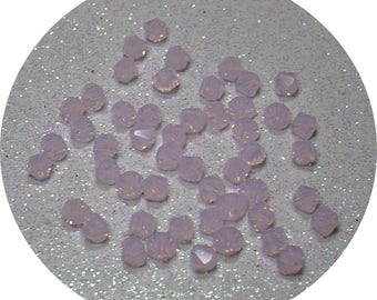 ROSE WATER OPAL 4MM SWAROVSKI BICONE BEAD