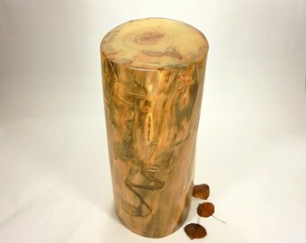 Aspen Wood Cremation Urn. Large Wood Urns for Ashes. Memorial & Funeral Urns for Human Ashes. Wooden Urns for Adults Made in Colorado.