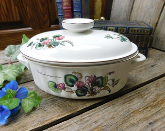 Vintage Villeroy & Boch Botanica Oval Covered Casserole Dish