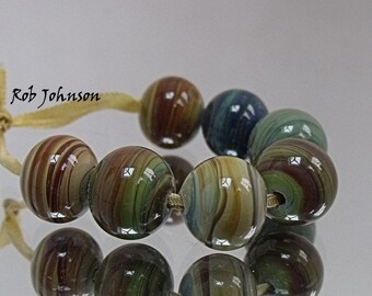 Hedgerow Walk, Lampwork Beads, SRA, UK