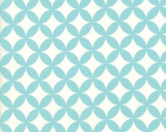 Fabric by Moda: Hello Darling by Bonnie and Camille Aqua and cream