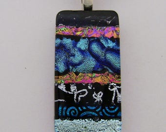 Dichroic pendant dichroic jewelry