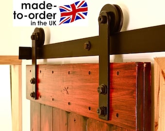 Hardware de puerta de granero correderas rústico para puerta de madera DIY kit