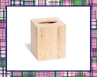 Wood Tissue Box Cover - DIY, Make Your Own, Home Decor, Bathroom Decor