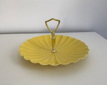 Vintage USA pottery serving plate