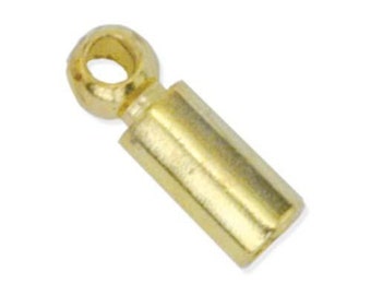 Cord Ends - 1.8mm - Gold Plated