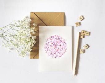 Colour Wheel Greeting Card
