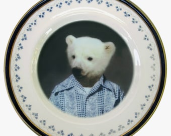 Pete the Polar Bear Plate 7"