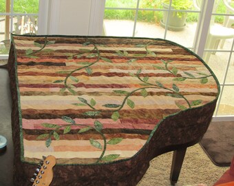 Quilted Baby Grand Piano Cover