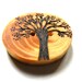 Cypress wood button, Tree button, wood button for knitting, crocheting, sewing and scrapbooking