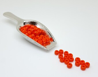 Orange Seed Beads - Size 6/0