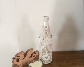 Preloved,upcycled, altered bottle