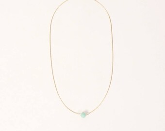 Septima Necklace / Amazonite