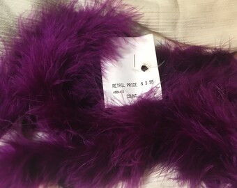 Marabou Boa medium weight purple