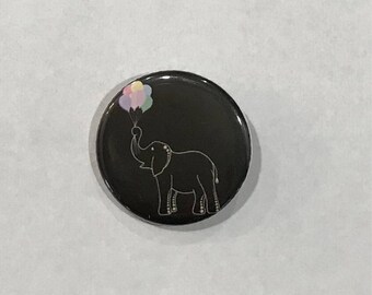 Elephant Pinback Button
