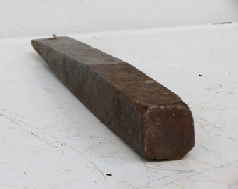 Massive Old Heavy Cast Iron Wedge Farm Fresh Barn Treasures