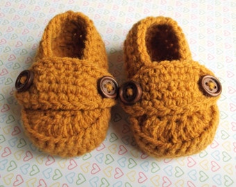 Baby crochet booties Baby shower gift Baby boots Gender neutral baby gift, Crochet baby shoes Baby loafers Unisex baby shoes New baby gift